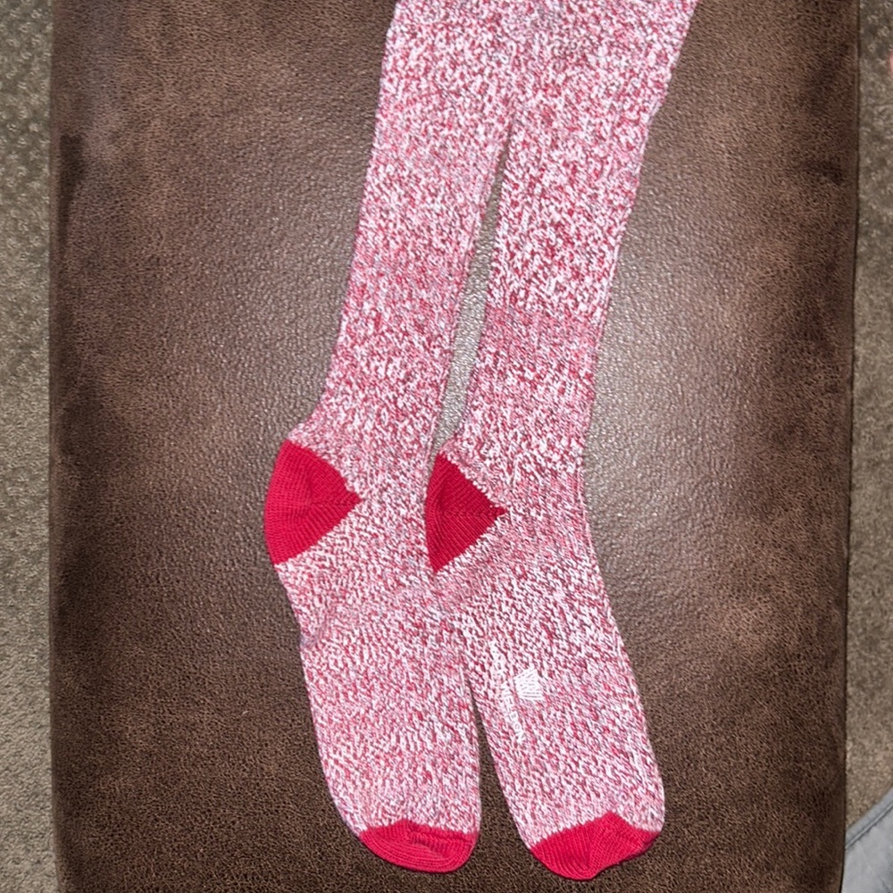 Mack Weldon Men’s Marled Red Tech Boot Socks